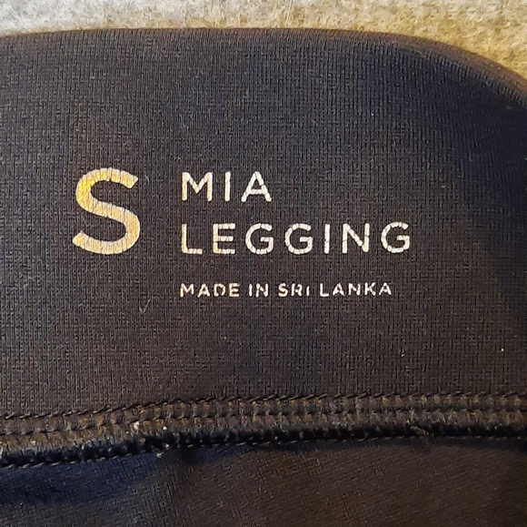 Lilly Pulitzer Mia Leggings Womans Small Black Stretch Resortwear Beach Preppy - Picture 12 of 15